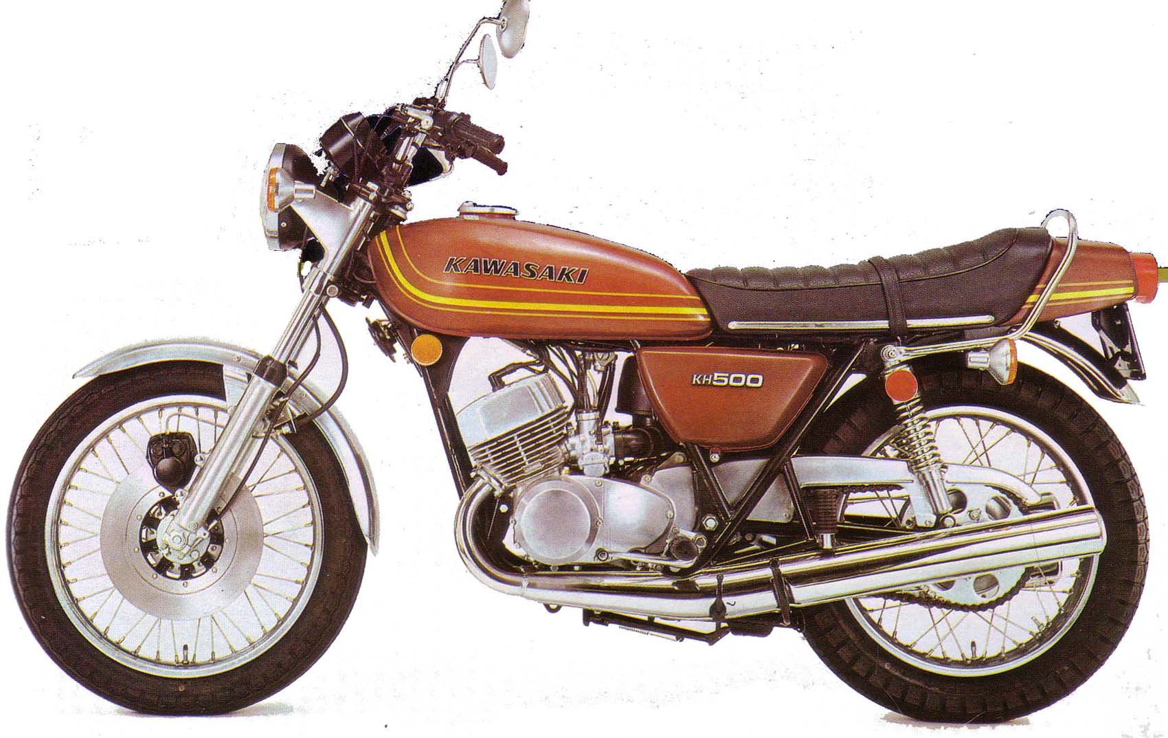 økse deltage Tilpasning Kawasaki KH 500 (1976-77) technical specifications